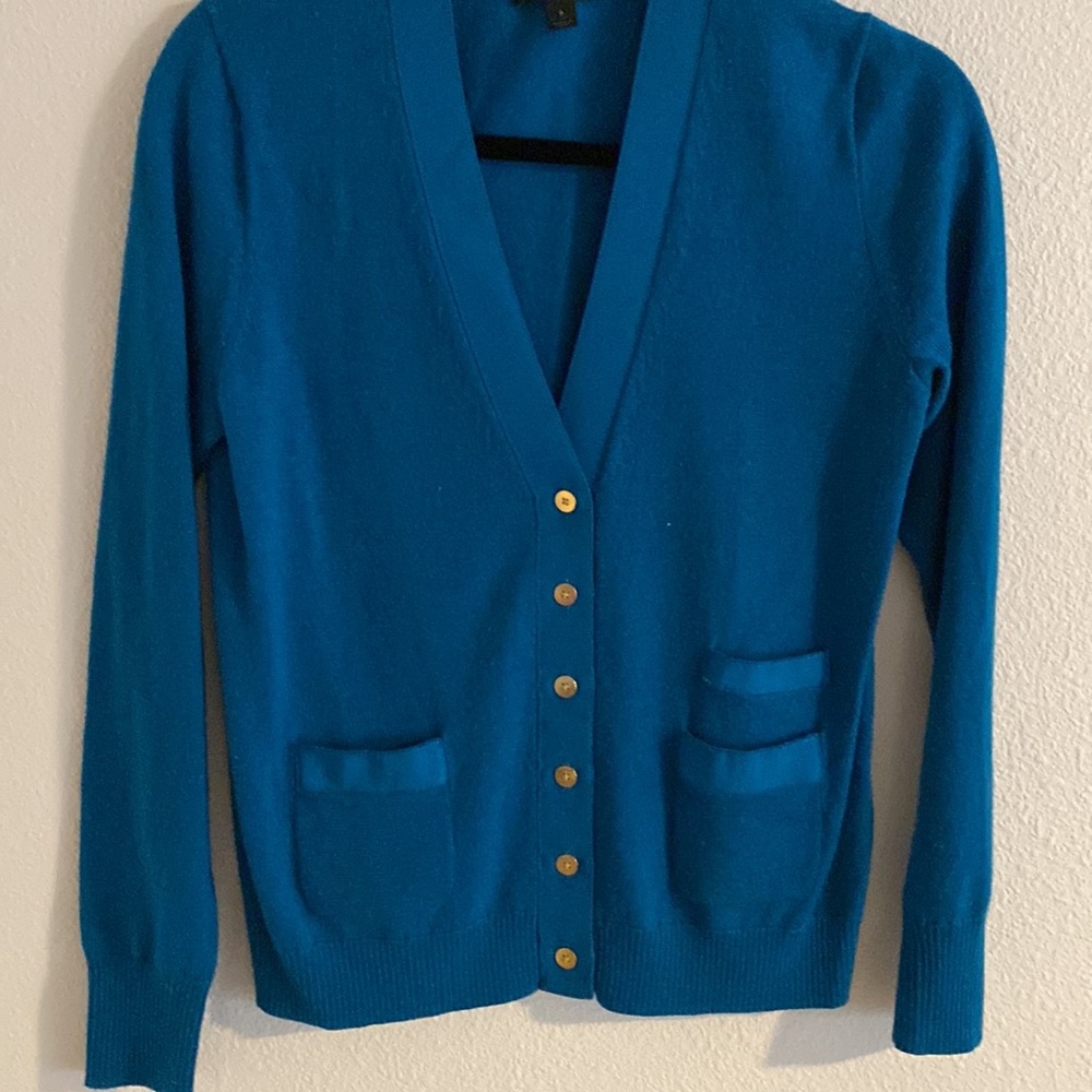 J. Crew Grosgrain Cardigan - size small